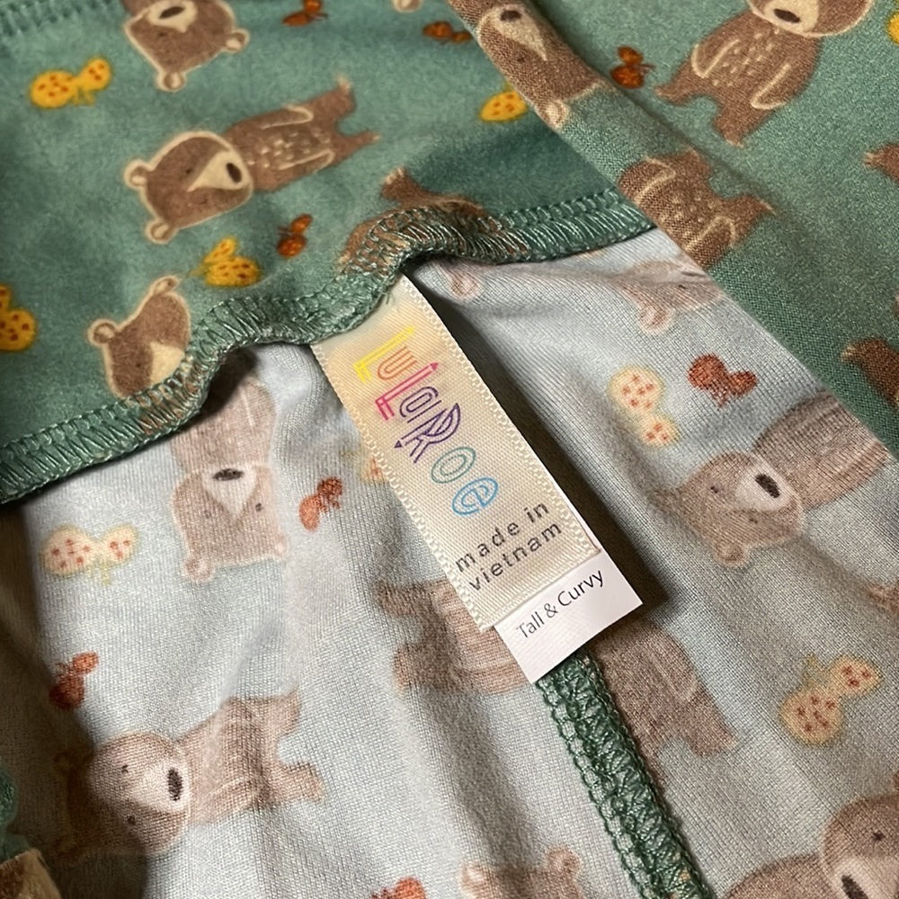 TC NWOT LuLaRoe Leggings DD41‎ 6223 - Picture 3 of 3
